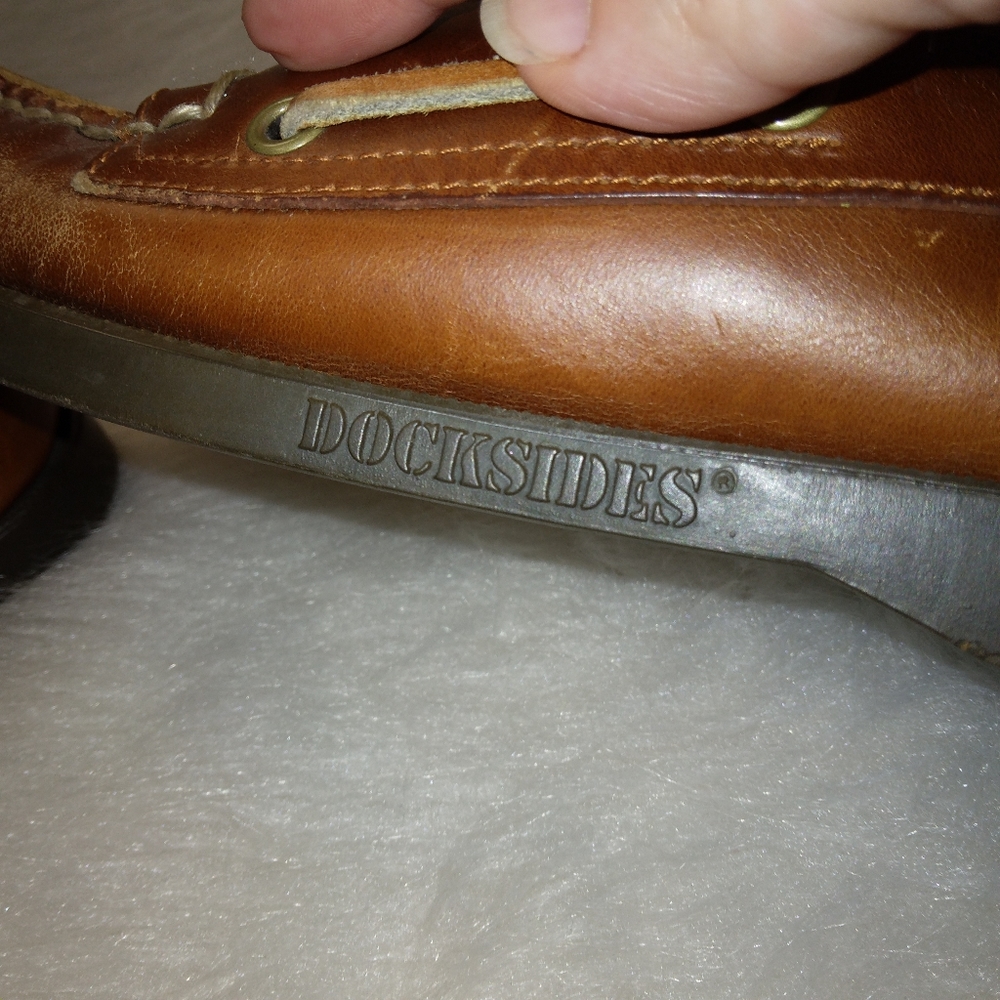 SHOES Sebago Docksides Men's 8, very good soles - Picture 10 of 16